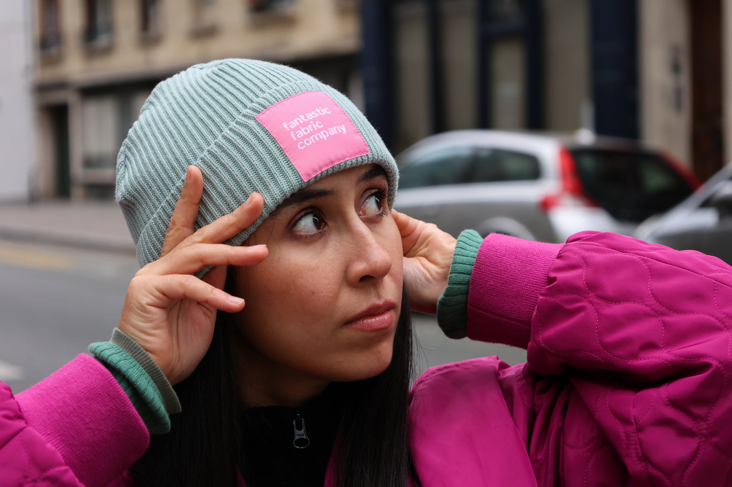 Fisherman beanie - Aloe green