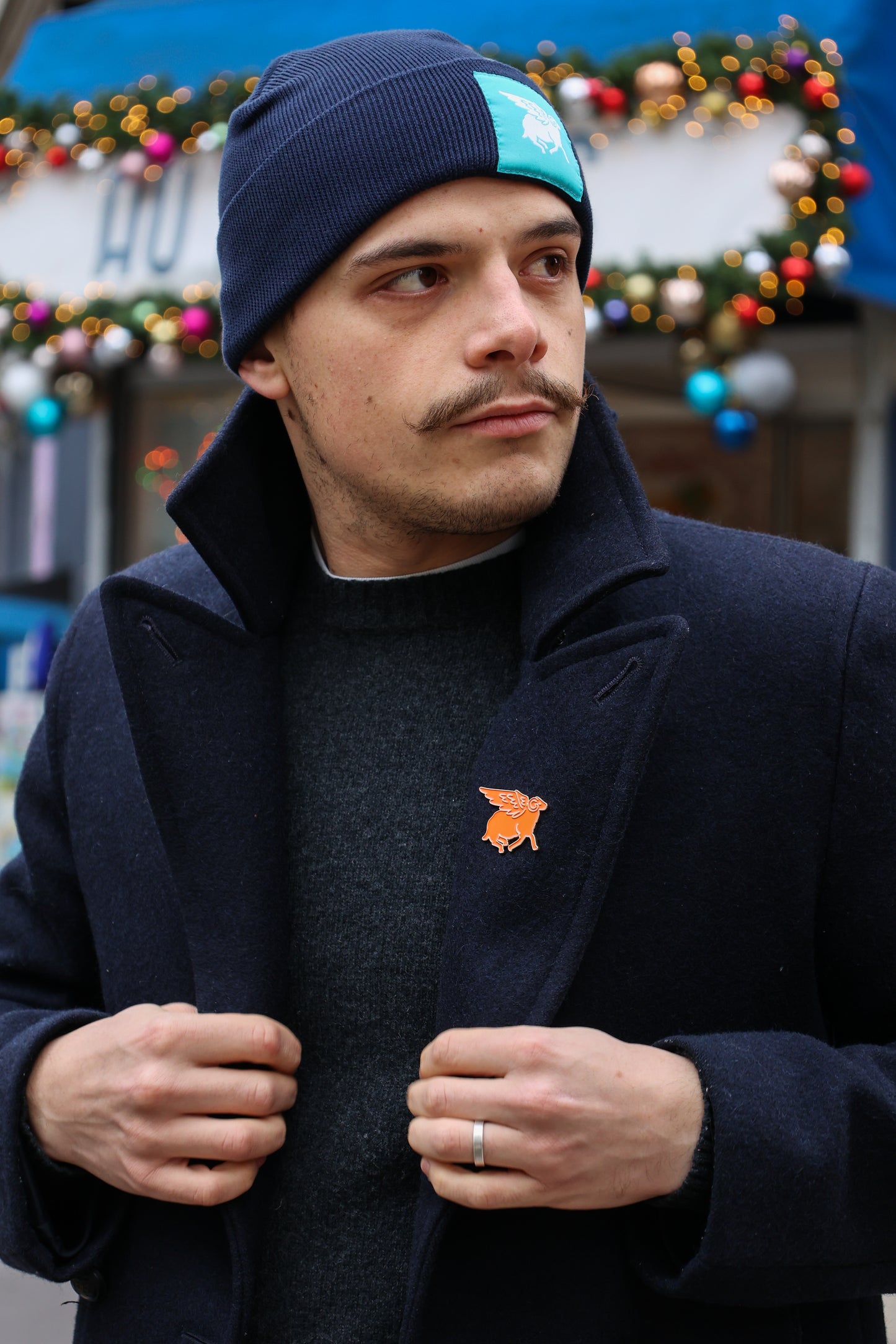 Classic beanie - Navy blue
